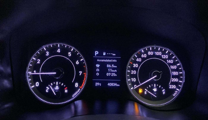 2020 Hyundai VENUE SX PLUS 1.0 TURBO DCT, Petrol, Automatic, 40,825 km, Odometer Image