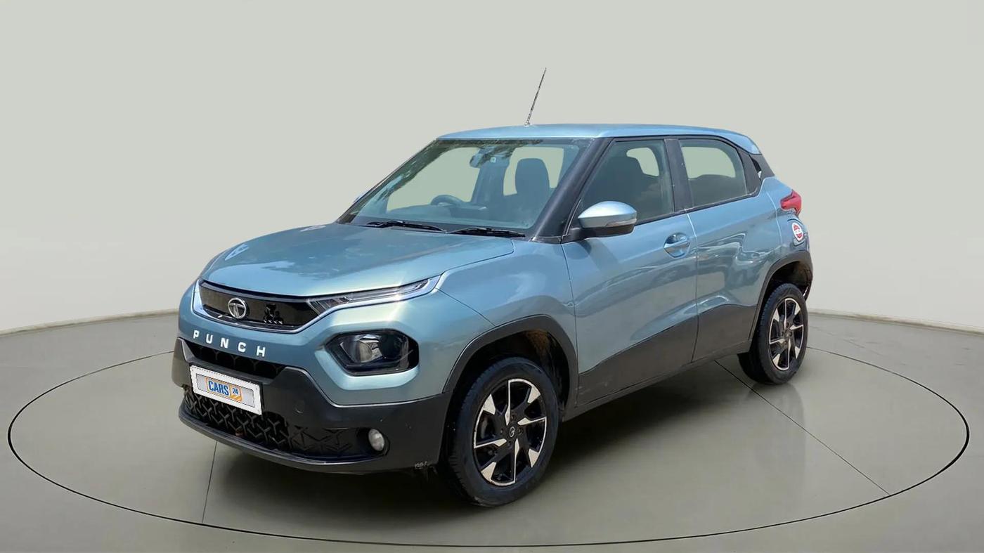 2022 Tata PUNCH ACCOMPLISHED DAZZLE PACK MT, Petrol, Manual, 15,639 km, Left Front Diagonal
