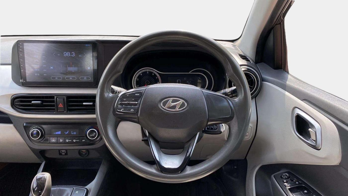 2019 Hyundai GRAND I10 NIOS SPORTZ AMT 1.2 KAPPA VTVT, CNG, Automatic, 42,923 km, Steering Wheel Close Up