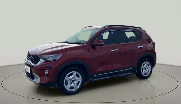 2020 KIA SONET HTX 1.0 IMT, Petrol, Manual, 55,696 km, Left Front Diagonal