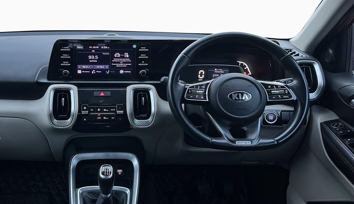 2020 KIA SONET HTX 1.0 IMT, Petrol, Manual, 55,696 km, Steering Wheel Close Up