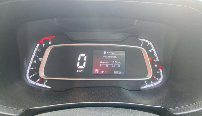 2020 KIA SONET HTX 1.0 IMT, Petrol, Manual, 55,696 km, Odometer Image