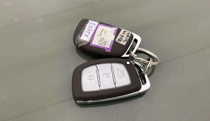 2024 Hyundai EXTER SX(O) CONNECT 1.2 AMT, Petrol, Automatic, 1,768 km, Key Close Up