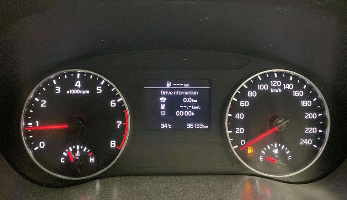 2020 KIA SELTOS HTX 1.5 PETROL, Petrol, Manual, 36,119 km, Odometer Image