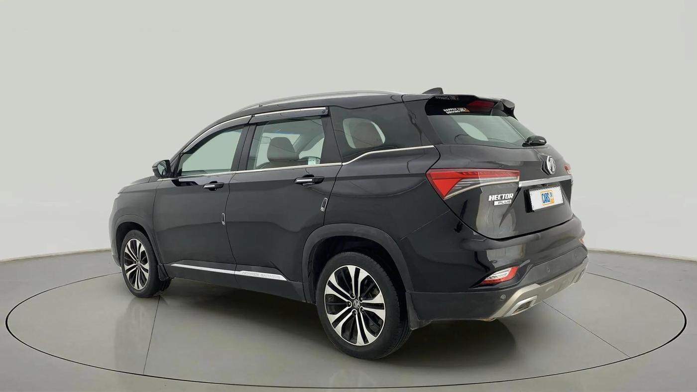 2021 MG HECTOR PLUS SHARP 1.5 PETROL TURBO CVT 6-STR, Petrol, Automatic, 44,395 km, Left Back Diagonal