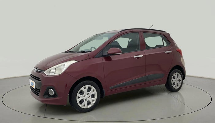 2014 Hyundai Grand i10 SPORTZ 1.2 KAPPA VTVT, Petrol, Manual, 50,279 km, Left Front Diagonal