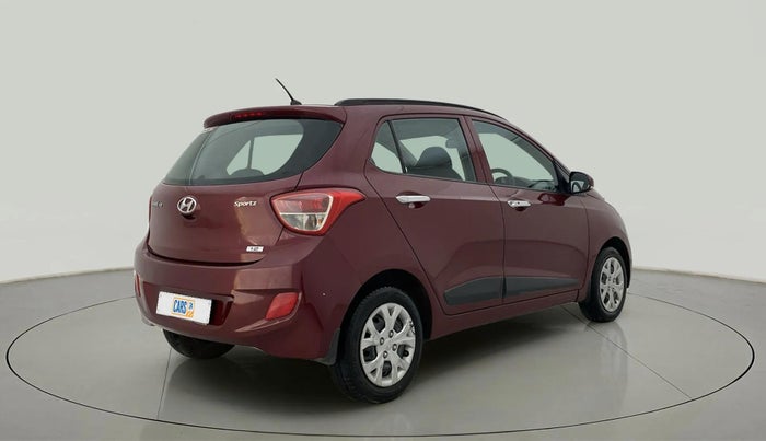 2014 Hyundai Grand i10 SPORTZ 1.2 KAPPA VTVT, Petrol, Manual, 50,279 km, Right Back Diagonal