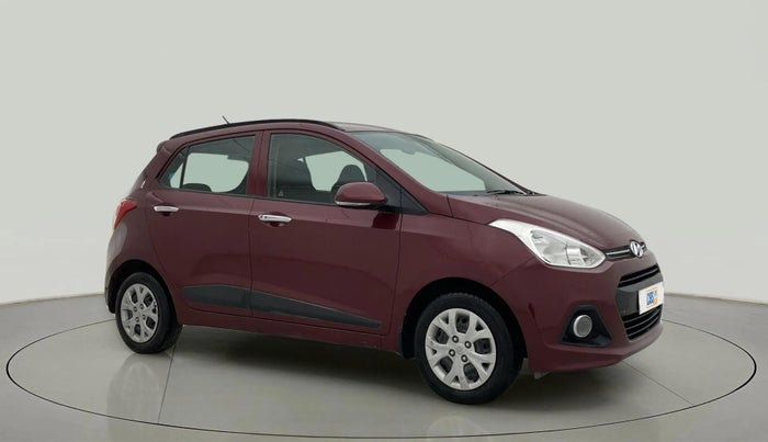 2014 Hyundai Grand i10 SPORTZ 1.2 KAPPA VTVT, Petrol, Manual, 50,279 km, Right Front Diagonal