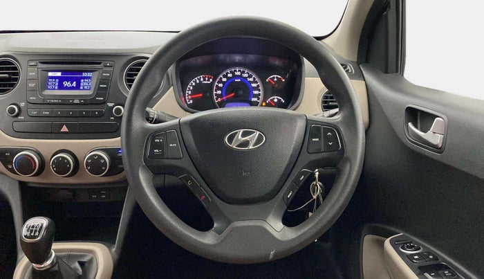 2016 Hyundai Grand i10 SPORTZ 1.2 KAPPA VTVT, Petrol, Manual, 61,080 km, Steering Wheel Close Up