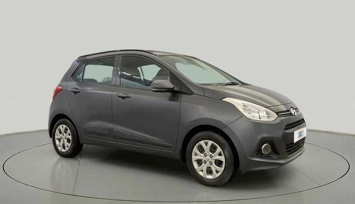 2015 Hyundai Grand i10 SPORTZ 1.2 KAPPA VTVT, CNG, Manual, 51,228 km, Right Front Diagonal