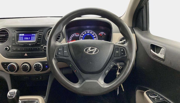 2015 Hyundai Grand i10 SPORTZ 1.2 KAPPA VTVT, CNG, Manual, 51,228 km, Steering Wheel Close Up