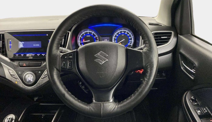 2019 Maruti Baleno DELTA PETROL 1.2, Petrol, Manual, 77,344 km, Steering Wheel Close Up