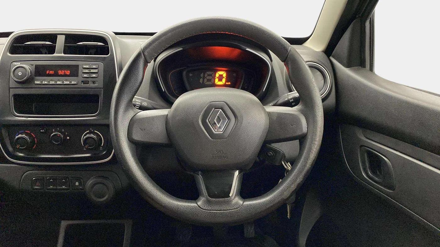 2019 Renault Kwid RXL, Petrol, Manual, 73,649 km, Steering Wheel Close Up