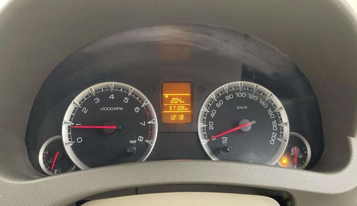2013 Maruti Ertiga VXI, Petrol, Manual, 57,086 km, Odometer Image
