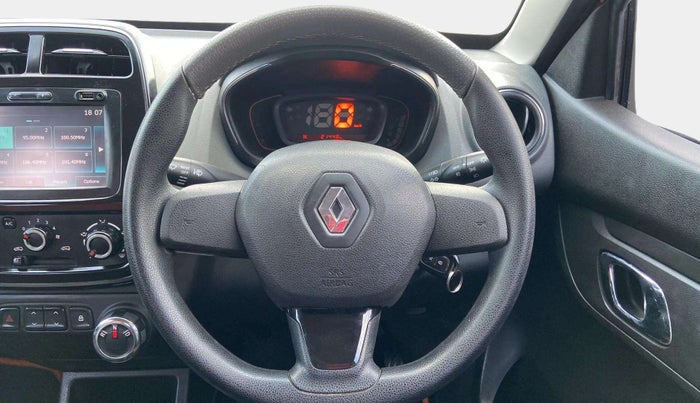 2018 Renault Kwid RXT 1.0 AMT (O), Petrol, Automatic, 21,431 km, Steering Wheel Close Up