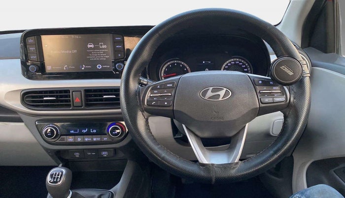 2023 Hyundai GRAND I10 NIOS ASTA 1.2 KAPPA VTVT, Petrol, Manual, 31,738 km, Steering Wheel Close Up