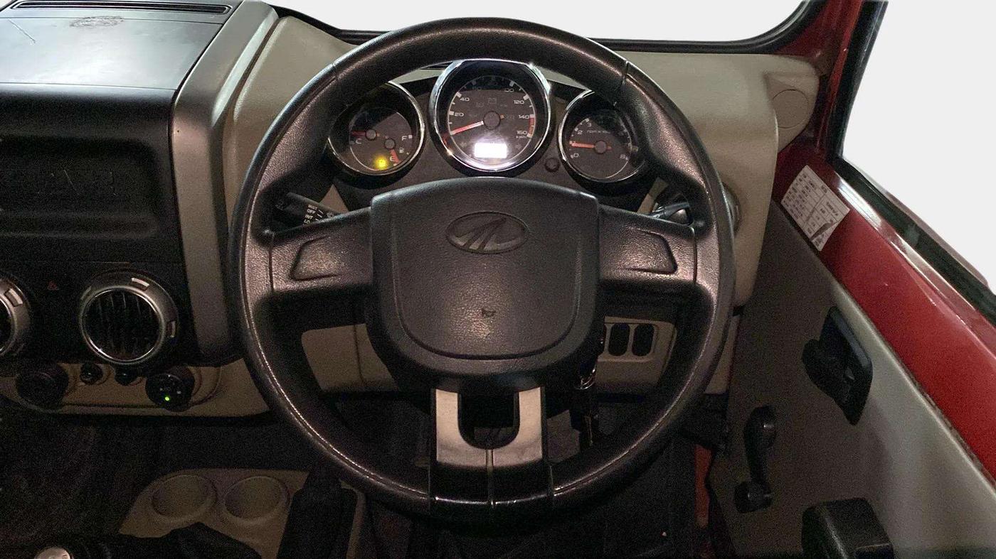 2017 Mahindra Thar CRDE 4X4 AC, Diesel, Manual, 51,532 km, Steering Wheel Close Up