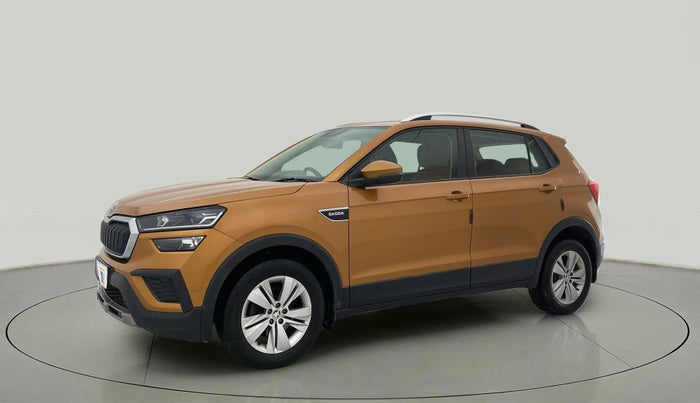 2021 Skoda KUSHAQ AMBITION 1.0L TSI AT, Petrol, Automatic, 27,222 km, Left Front Diagonal