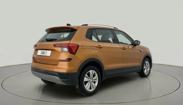 2021 Skoda KUSHAQ AMBITION 1.0L TSI AT, Petrol, Automatic, 27,222 km, Right Back Diagonal