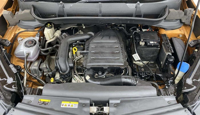 2021 Skoda KUSHAQ AMBITION 1.0L TSI AT, Petrol, Automatic, 27,222 km, Engine View