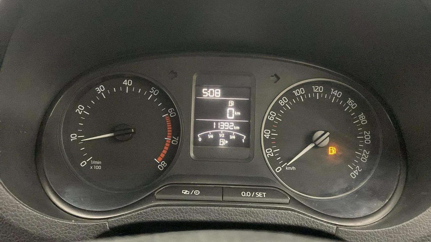 2019 Skoda Rapid STYLE 1.6 MPI, Petrol, Manual, 11,397 km, Odometer Image