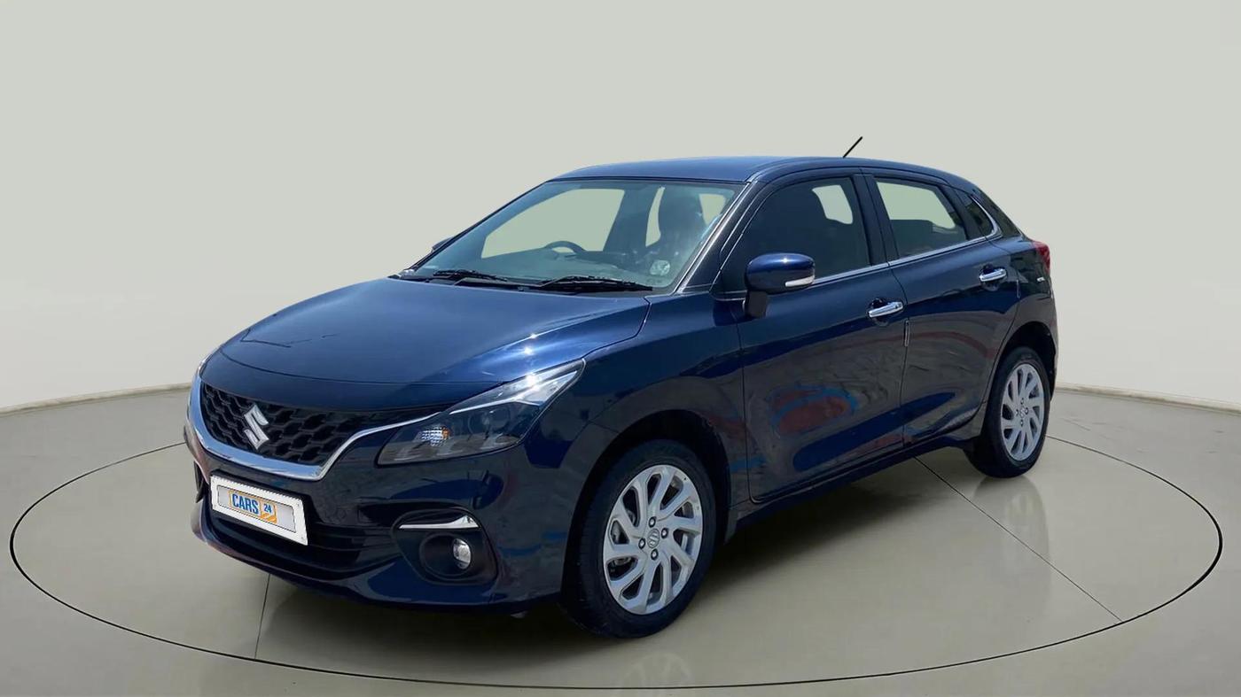 2023 Maruti Baleno ALPHA 1.2 AGS, Petrol, Automatic, 21,848 km, Left Front Diagonal