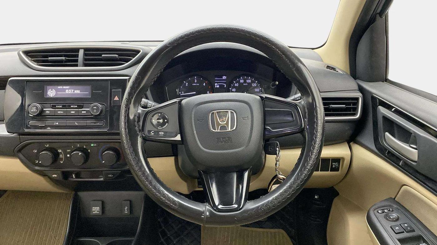 2021 Honda Amaze 1.5L I-DTEC S, Diesel, Manual, 85,125 km, Steering Wheel Close Up