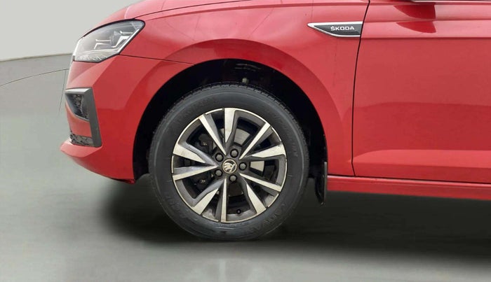 2022 Skoda SLAVIA STYLE 1.0L TSI AT, Petrol, Automatic, 46,179 km, Left Front Wheel