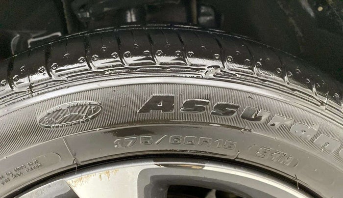 2021 Tata TIGOR XZA PLUS PETROL, CNG, Automatic, 75,399 km, Left Front Tyre Tread