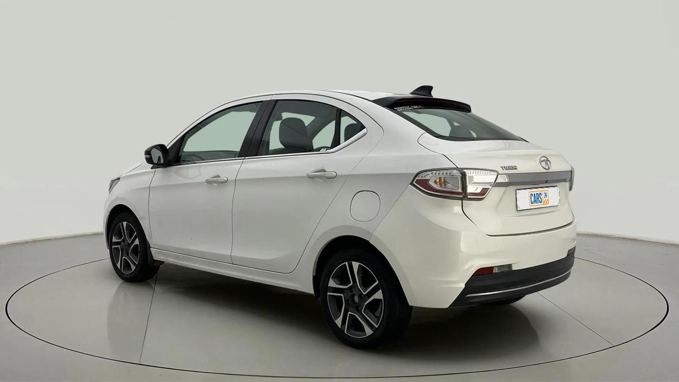 2021 Tata TIGOR XZA PLUS PETROL, CNG, Automatic, 75,567 km, Left Back Diagonal
