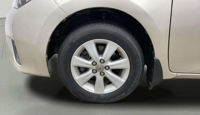 2015 Toyota Corolla Altis G CVT PETROL, Petrol, Automatic, 55,425 km, Left Front Wheel