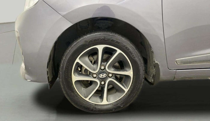 2017 Hyundai Grand i10 SPORTZ (O) AT 1.2 KAPPA VTVT, Petrol, Automatic, 38,343 km, Left Front Wheel
