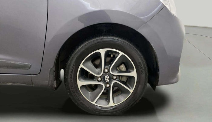 2017 Hyundai Grand i10 SPORTZ (O) AT 1.2 KAPPA VTVT, Petrol, Automatic, 38,343 km, Right Front Wheel