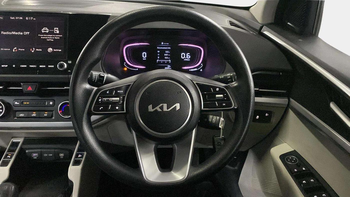 2022 KIA CARENS PRESTIGE 1.5 PETROL 7 STR, Petrol, Manual, 29,831 km, Steering Wheel Close Up