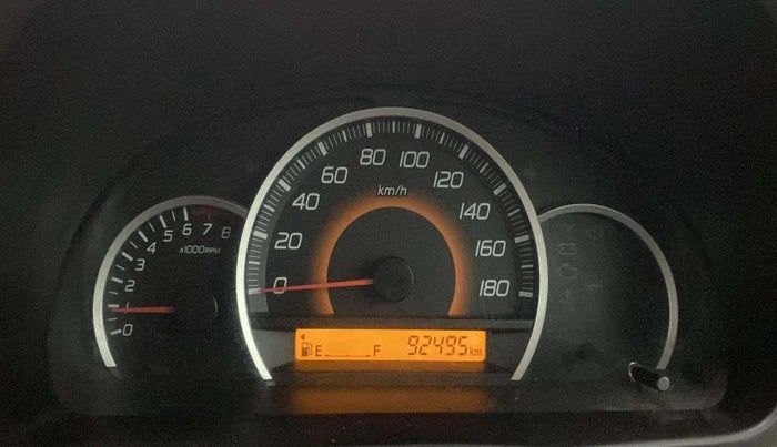 2015 Maruti Wagon R 1.0 VXI, Petrol, Manual, 92,437 km, Odometer Image