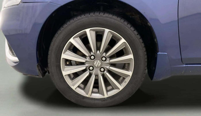 2019 Maruti Ciaz ALPHA  AT 1.5 SHVS PETROL, Petrol, Automatic, 70,737 km, Left Front Wheel
