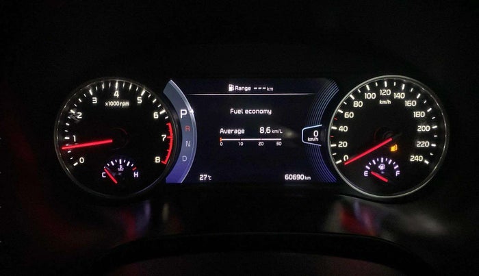 2019 KIA SELTOS GTX AT 1.4 PETROL, Petrol, Automatic, 60,663 km, Odometer Image