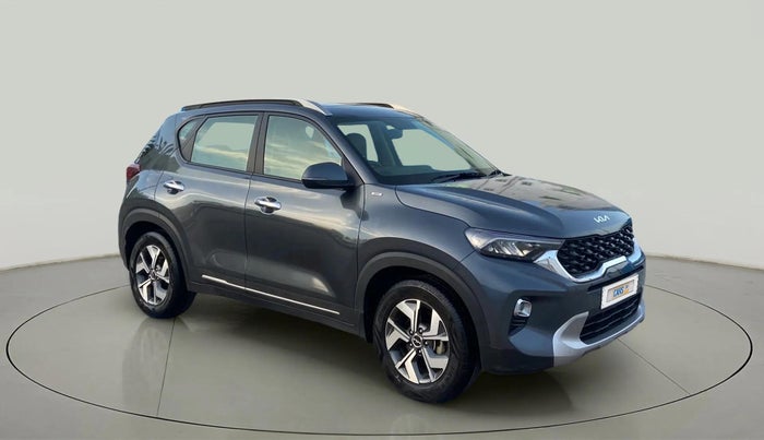 2021 KIA SONET HTX 1.0 IMT, Petrol, Manual, 22,300 km, Right Front Diagonal