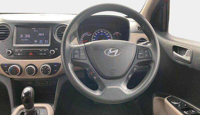 2018 Hyundai Grand i10 SPORTZ AT 1.2 KAPPA VTVT, Petrol, Automatic, 75,394 km, Steering Wheel Close Up