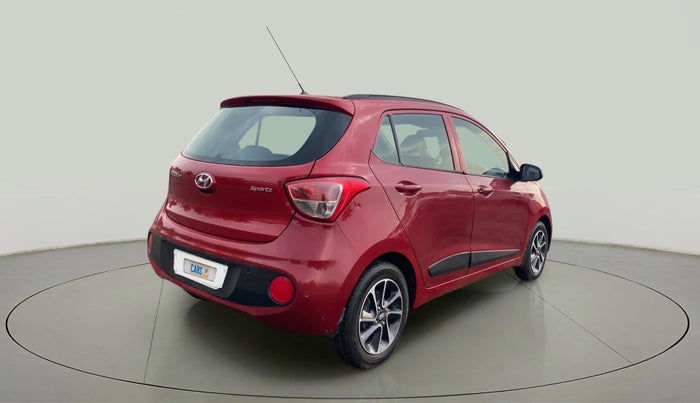 2018 Hyundai Grand i10 SPORTZ AT 1.2 KAPPA VTVT, Petrol, Automatic, 75,394 km, Right Back Diagonal
