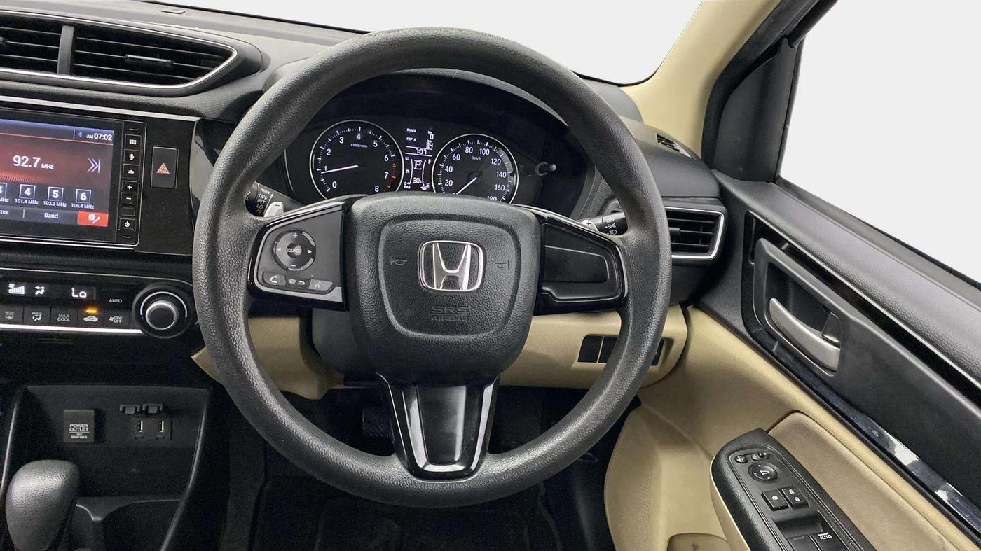 2020 Honda Amaze 1.2L I-VTEC VX CVT, Petrol, Automatic, 60,047 km, Steering Wheel Close Up