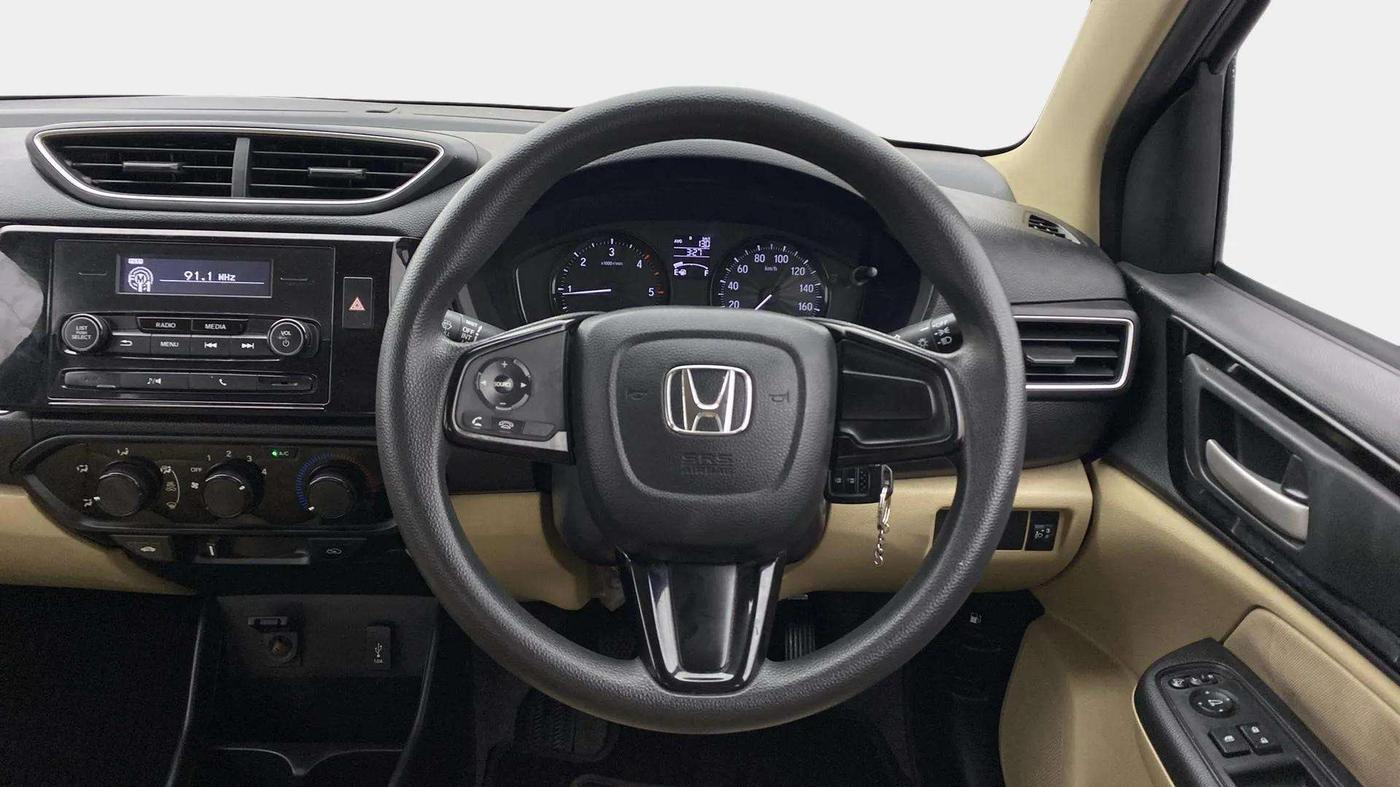 2018 Honda Amaze 1.5L I-DTEC S, Diesel, Manual, 59,357 km, Steering Wheel Close Up