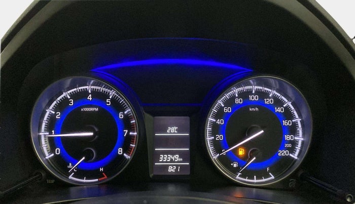 2017 Maruti Baleno DELTA PETROL 1.2, Petrol, Manual, 33,340 km, Odometer Image