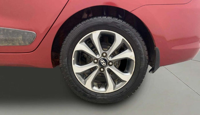 2015 Hyundai Xcent SX AT 1.2 (O), Petrol, Automatic, 47,193 km, Left Rear Wheel