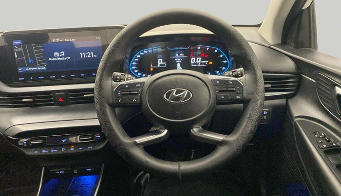 2023 Hyundai NEW I20 ASTA (O) 1.2 MT DUAL TONE, Petrol, Manual, 33,902 km, Steering Wheel Close Up