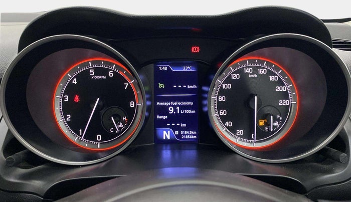 2021 Maruti Swift ZXI PLUS AMT, Petrol, Automatic, 21,888 km, Odometer Image