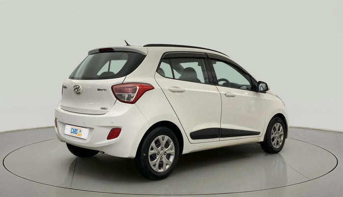 2015 Hyundai Grand i10 SPORTZ 1.2 KAPPA VTVT, Petrol, Manual, 45,659 km, Right Back Diagonal