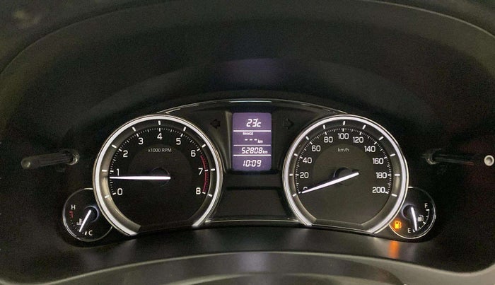 2017 Maruti Ciaz VXI+, Petrol, Manual, 52,871 km, Odometer Image