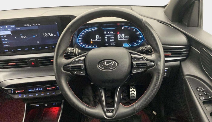 2023 Hyundai NEW I20 N LINE N8 1.0 TURBO GDI IMT, Petrol, Manual, 13,049 km, Steering Wheel Close Up