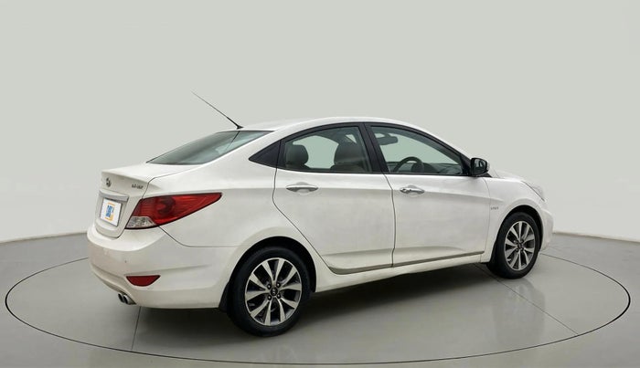 2014 Hyundai Verna FLUIDIC 1.6 VTVT SX OPT, Petrol, Manual, 82,273 km, Right Back Diagonal
